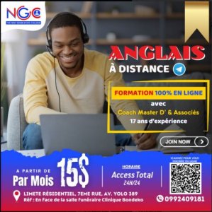Formation en Anglais à distance