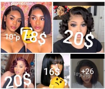Méga promotion perruque disponible livraison partout