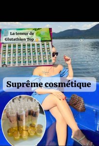 Qualité supérieure du collagène et du glutathion, tout pour vous sublimer la peau en restant toujours jeunes, fraiches, sans taches avec un teint clair et uniforme