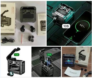 Écouteurs sans fil M25 TWS, Bluetooth, contrôle tactile, réduction du bruit, stéréo, étanche, casque avec microphone Disponibles à Kinshasa