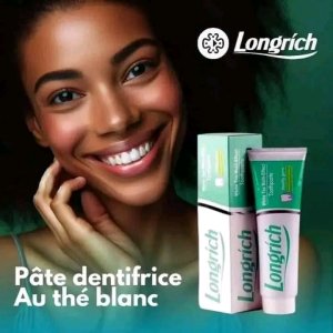Dites adieu aux caries et révélez un sourire éclatant avec la pâte dentifrice Longrich ! 