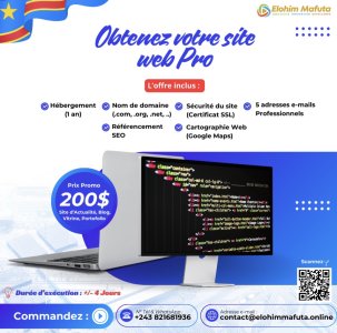 Obtenez un site web à 200$