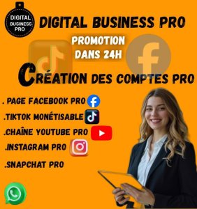 créez une page Facebook professionnelle qui vous représente ou votre entreprise !