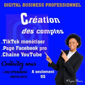 créez une page Facebook professionnelle qui vous représente ou votre entreprise !