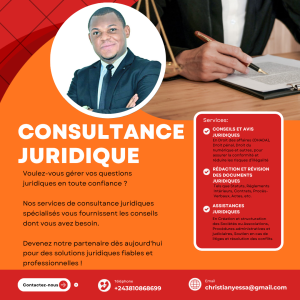 SERVICE DE CONSULTANCE JURIDIQUE EN LIGNE