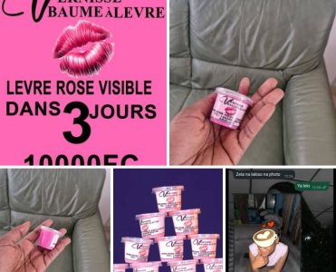 Meilleur produit pour vos lèvres rose visible dans 3jours a base de fraises sans effet secondaire, 10000fc livraison a domicile partout à Kinshasa