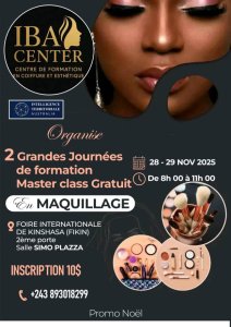 PROFITEZ DE 2 JOURNÉES DE FORMATION MASTER CLASS GRATUIT EN MAQUILLAGE !