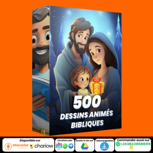 PACK DE 500 DESSINS ANIMÉS BIBLIQUES