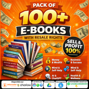 PACK OF 100+ E-BOOKS WITH RESALE RIGHTS