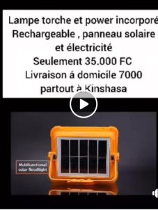 PROMOTION PROMOTION Méga Promotion Lampe Solaire Ultra-Puissante ! A Kinshasa